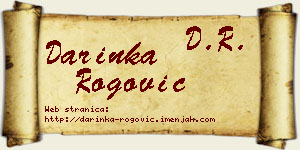 Darinka Rogović vizit kartica
